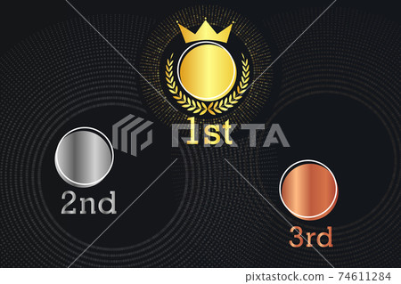 winner award medals for 1st 2nd and 3rd place winner award medals for 1st 2nd and 3rd place 74611284