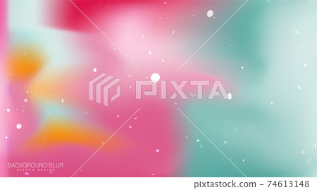 Abstract blurred gradient background. Vector illustration. Concept for your graphic design 74613148