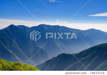 從草滑梯上看到的鳳凰三山 從草滑梯上看到的鳳凰三山 74614728