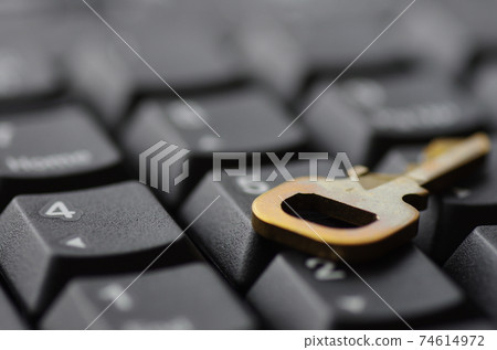 PC安全對策的圖像素材 PC安全對策的圖像素材 74614972