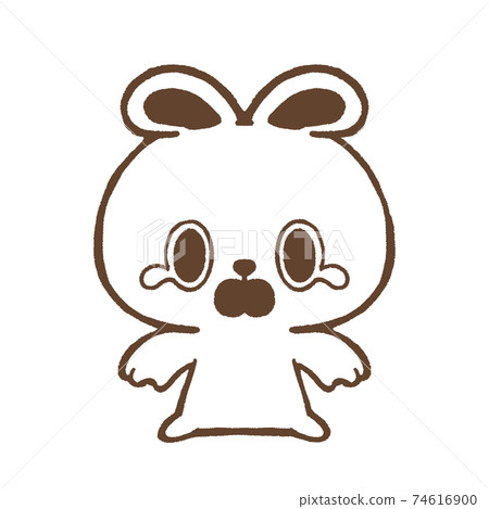 Crying rabbit - Stock Illustration [74616900] - PIXTA