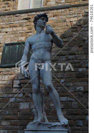 David statue in Signoria square in Florence, Italy David statue in Signoria square in Florence, Italy 74618161