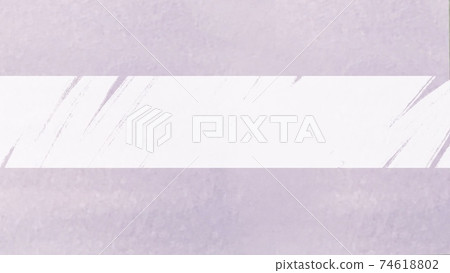 淡紫色水彩日本紙背景紋理框架和許多其他變化 74618802