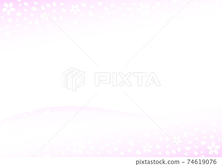 Cherry blossom background illustration image Cherry blossom background illustration image 74619076