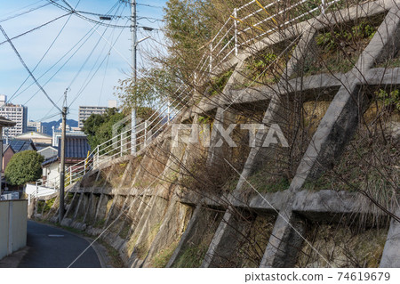 防止山體滑坡的擋土牆島根縣松江市災害焦慮症 74619679