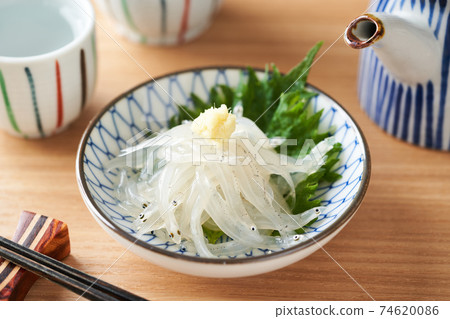 白魚刺身 照片素材 圖片 圖庫