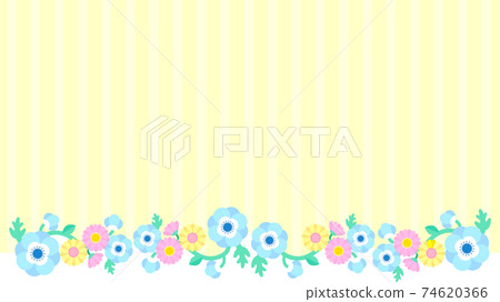 Flower pattern background material Flower pattern background material 74620366