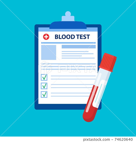 Blood test tube container Blood test tube container 74620640