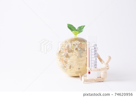 Global warming thermometer environmental problems 74620956