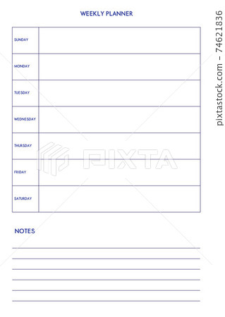 daily weekly personal planner diary template in classic strict style. individual schedule in minimal restrained business design. daily weekly personal planner diary template in classic strict style. individual schedule in minimal restrained business design. 74621836
