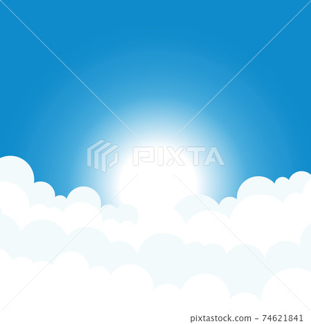 Sky and clouds background vector design... - Stock Illustration ...
