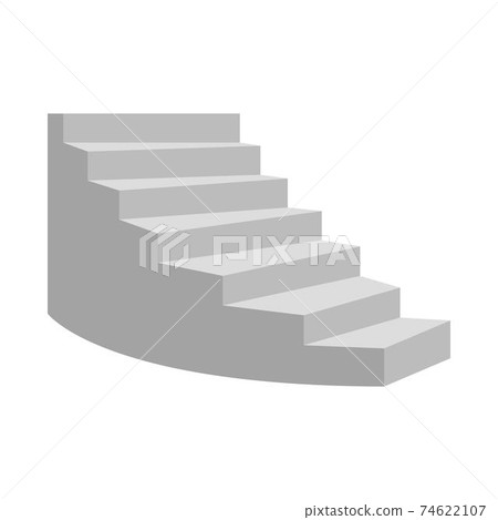 Stairs vector design illustration isolated on white background 74622107