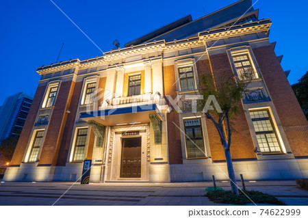 Miyazaki Prefectural Office Building No. 5 at Night_Miyazaki City, Miyazaki Prefecture 74622999