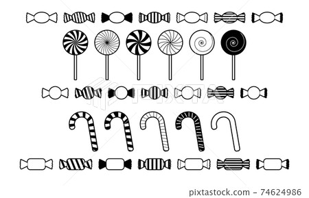 Monochrome candy set 74624986