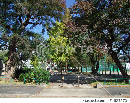 Small park entrance (November) Small park entrance (November) 74625370