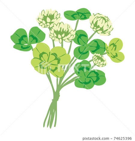Clover illustration material Clover illustration material 74625396