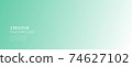 Abstract white green aquamarine gradient color banner background 74627102