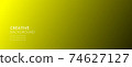 Abstract yellow gradient color banner background 74627127