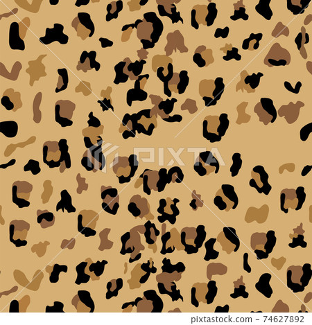 Leopard seamless pattern design illustration background Leopard seamless pattern design illustration background 74627892
