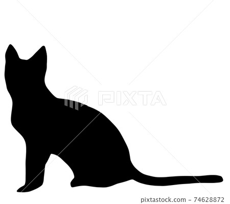 Cute Bengal silhouette - Stock Illustration [74628872] - PIXTA