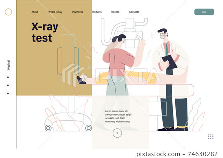 Medical tests template - x-ray test Medical tests template - x-ray test 74630282