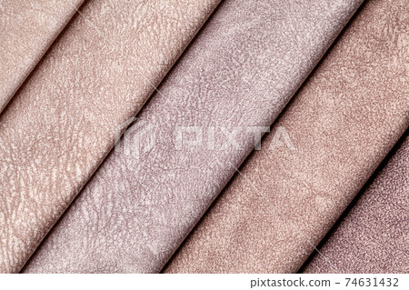 Swatch of velvet textile brown shade colors, background. Swatch of velvet textile brown shade colors, background. 74631432