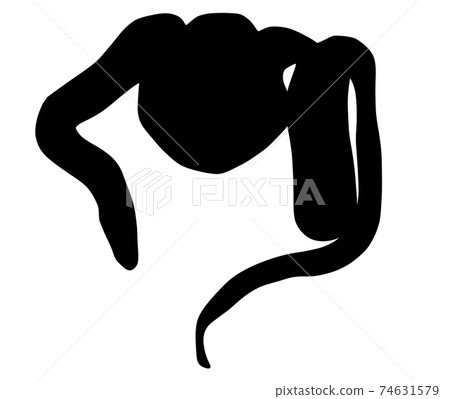 環繞蛇的剪影 74631579