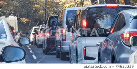 交通繁忙的黃金周 交通繁忙的黃金周 74633339