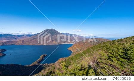 Lake Chuzenji, Hangetsuyama Observatory, Mt. Nantai 74635036