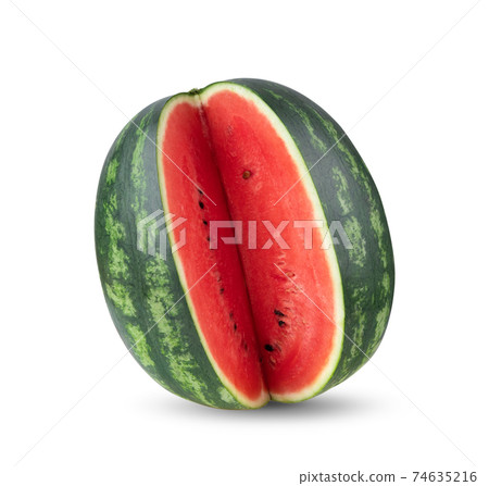 watermelon on white background watermelon on white background 74635216