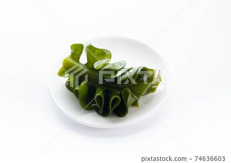Raw mekabu that has been boiled 74636603