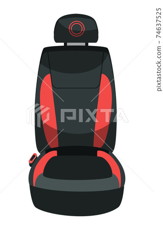 Safety car seat part isolated on white background Safety car seat part isolated on white background 74637525