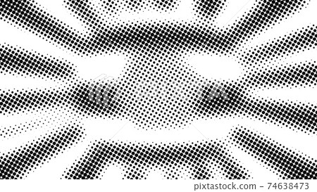 Half tone of many dots, computer generated abstract background, 3D render backdrop with optical illusion effect Half tone of many dots, computer generated abstract background, 3D render backdrop with optical illusion effect 74638473
