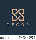 celtic knot ornament logo 74644258