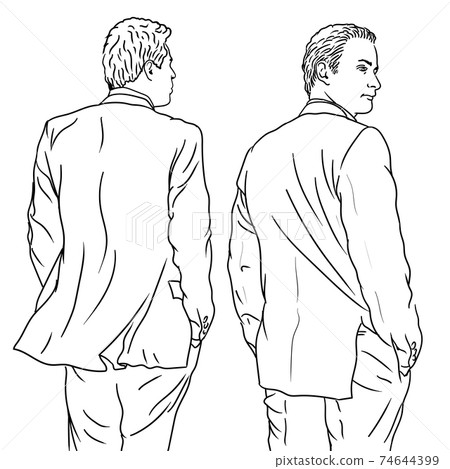 A man wearing a suit. 74644399