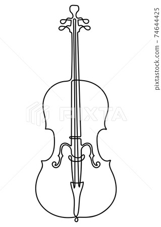 One line drawing. One line drawing. 74644425