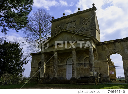 Ruined Temple of Friendship on Hawkwell Field in Stowe, Buckinghamshire, United Kingdom 74646140