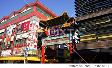 Yokohama Chinatown, Zenrinmon Yokohama Chinatown, Zenrinmon 74648687
