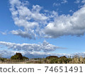 A flock of clouds that becomes refreshing A flock of clouds that becomes refreshing 74651491