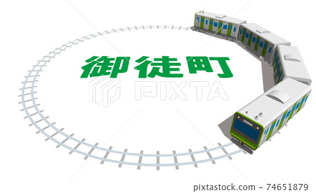 Okachimachi Jr Yamanote Line Image A Tokyo Stock Illustration