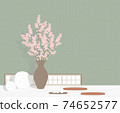 Scenery with cherry blossoms_Spring (Sakura_04) 74652577