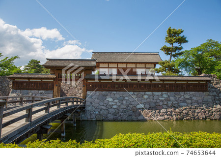 太古門前橋和護城河松代城 74653644