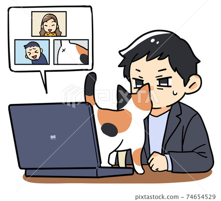 被貓打擾的人 被貓打擾的人 74654529