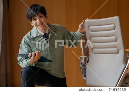 Business trip purchase of office furniture 74654689