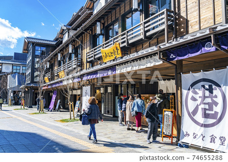 [神奈川縣]江戶時代的城市風貌小田原 74655288