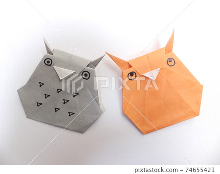 Origami lucky owl Origami lucky owl 74655421