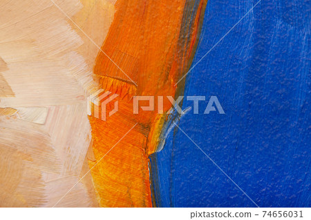Brushstroke on canvas Brushstroke on canvas 74656031