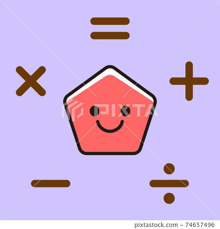 Arithmetic Symbol Graphic Illustration Material Pentagon 74657496