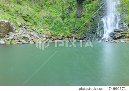 Higashishiiya Falls Usa City, Oita Prefecture 74660871