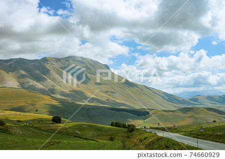 National Park of the Sibillini Mountains. 74660929